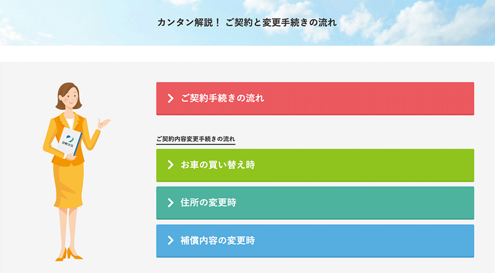 お客さまに保険商品をしっかりご理解いただくために 真のお客さま本位を目指して 会社情報 日新火災海上保険株式会社